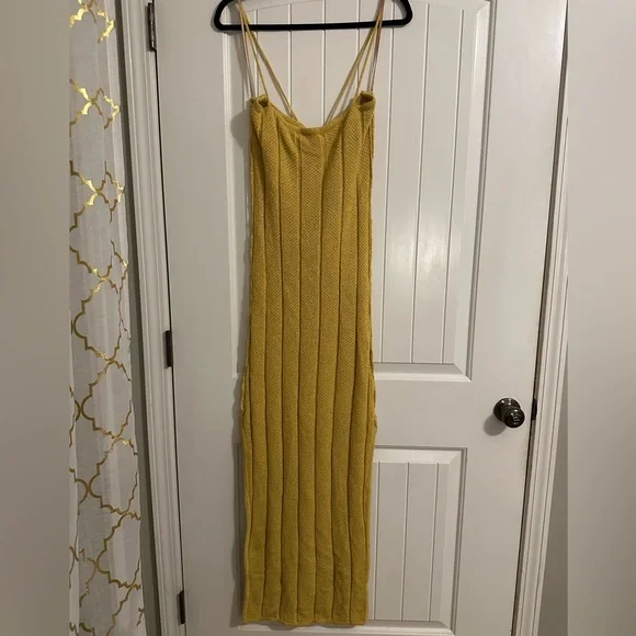 JLUXLABEL Yellow Cabana Views Crochet Dress - Picture 9 of 9